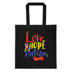 Tote bag Love Hope Autism
