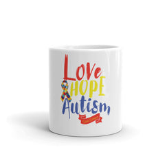 Mug Love Hope Autism
